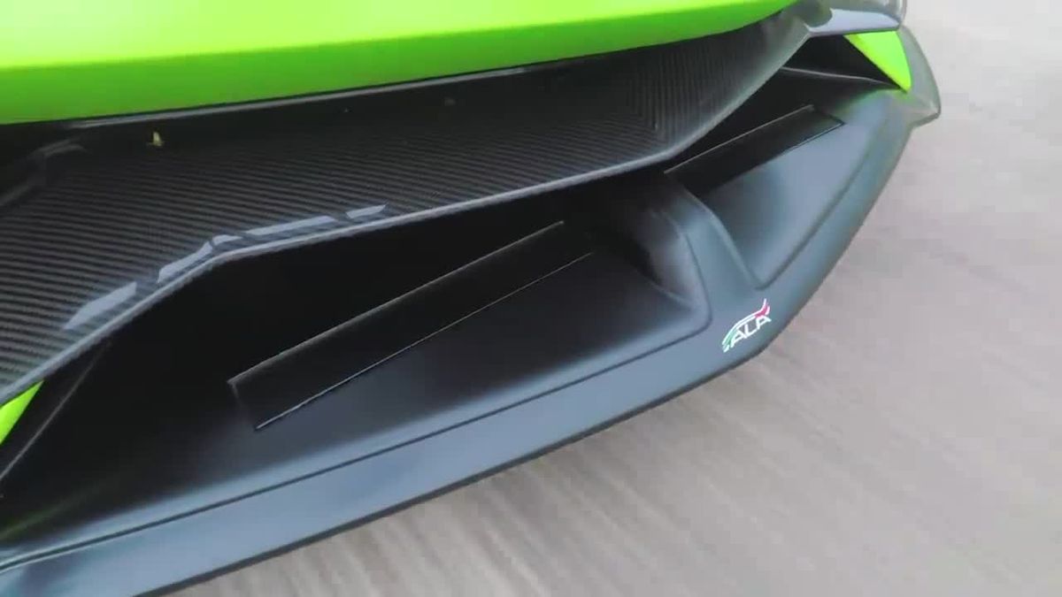 preview for Así funciona la aerodinámica activa ALA 2.0 del Lamborghini Aventador SVJ