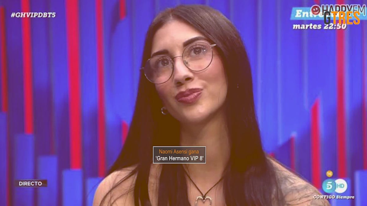 la presentadora y la ganadora de la octava el reality de telecinco