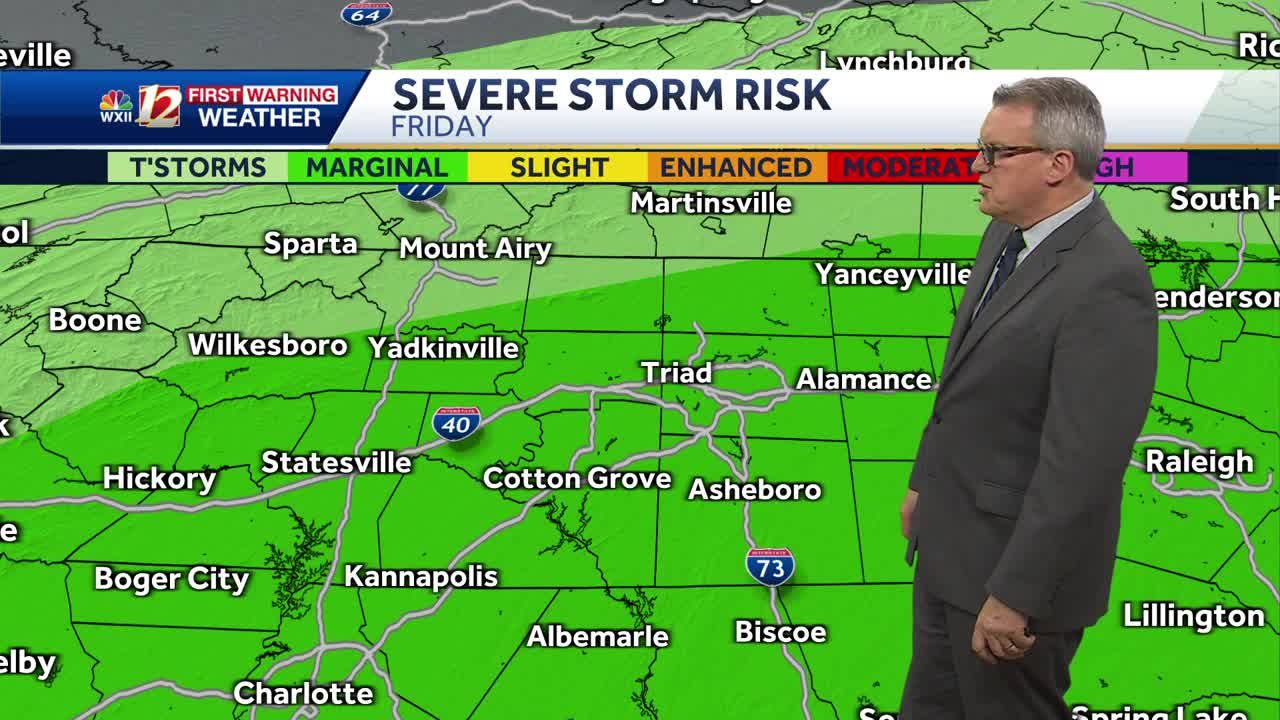 WATCH: Limited Wednesday sun brings late rain risk, Friday severe storm chance