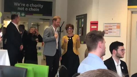 preview for Prince Harry Arrives at the YMCA