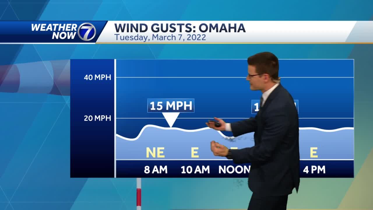 Another cloudy cool day Tuesday