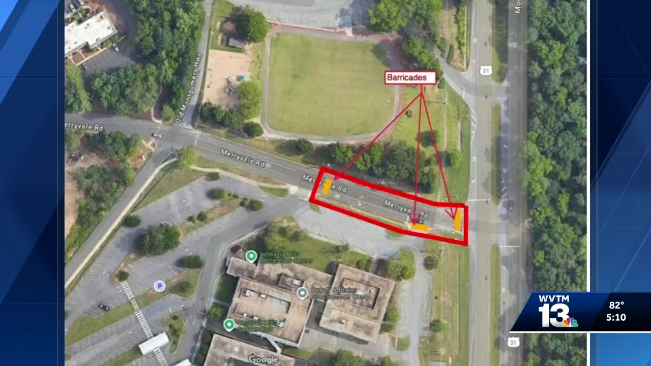 Road in Vestavia Hills closed due to erosion and unsafe conditions