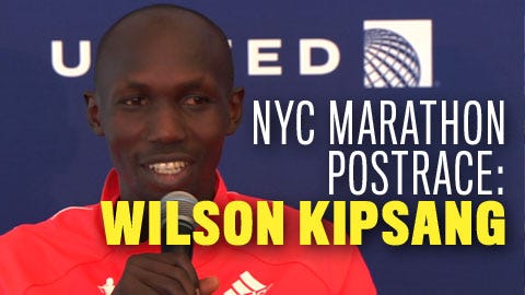 preview for 2014 NYC Marathon Post-race - Wilson Kipsang