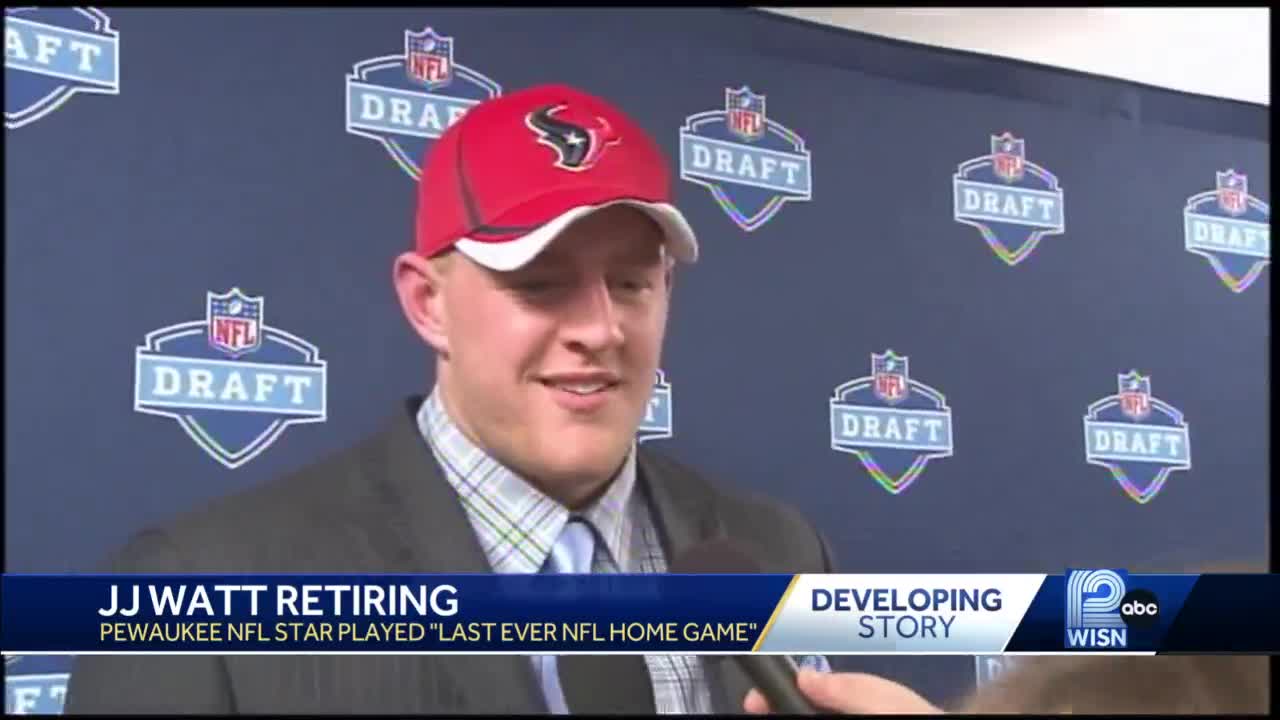 JJ Watt's hometown of Pewaukee reacts to retirement announcement