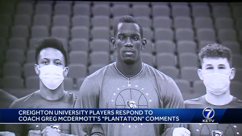 Creighton players respond to coach Greg McDermott's 'plantation' comments Creighton players respond to coach Greg McDermott's 'plantation' comments