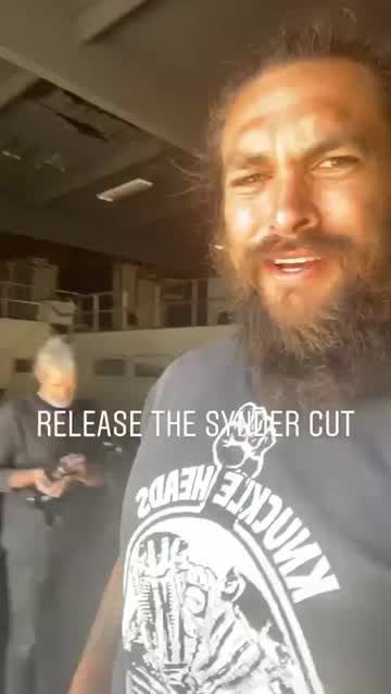 preview for Jason Momoa calls for Snyder Cut release (Instagram/@prideofgypsies)