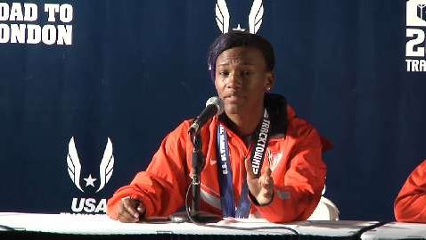 preview for 2012 Trials: Women's 100 m Hurdles Press Conference