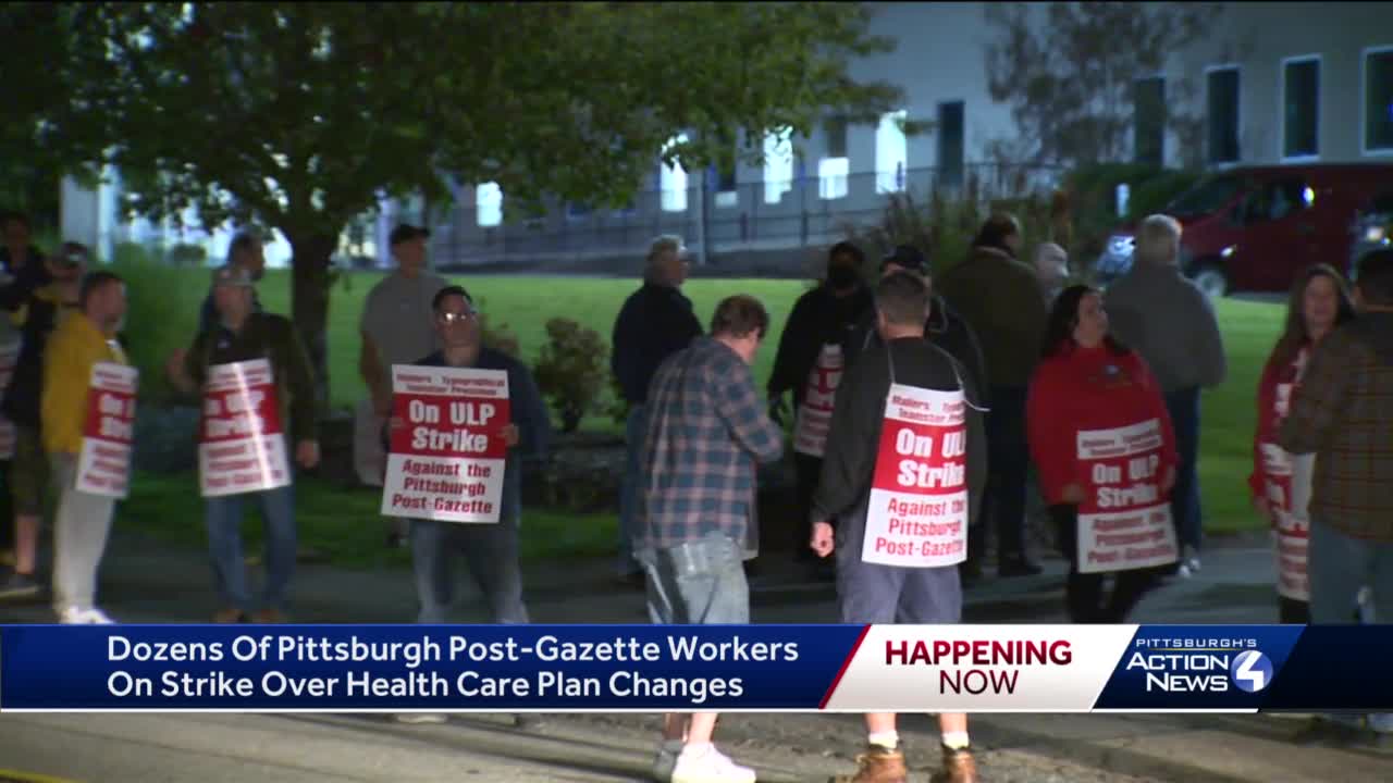 Pittsburgh Post-Gazette strike: Mailers, typographers on strike