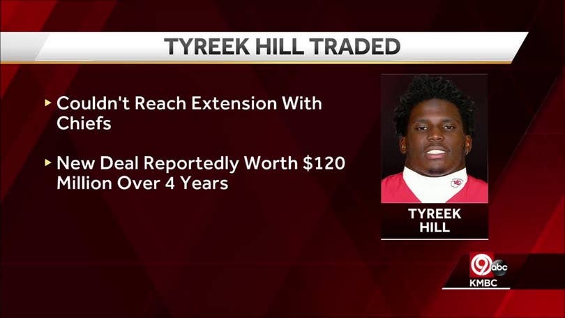 KC trades Tyreek Hill to dolphins after failed contract talks