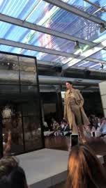 preview for Kendall Jenner walking for Burberry