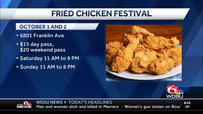 Fried Chicken Festival returns to New Orleans for the first time since 2019