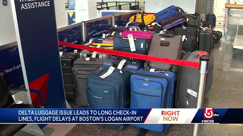 Delta luggage issue at Logan leads to long check-in lines, flight delays