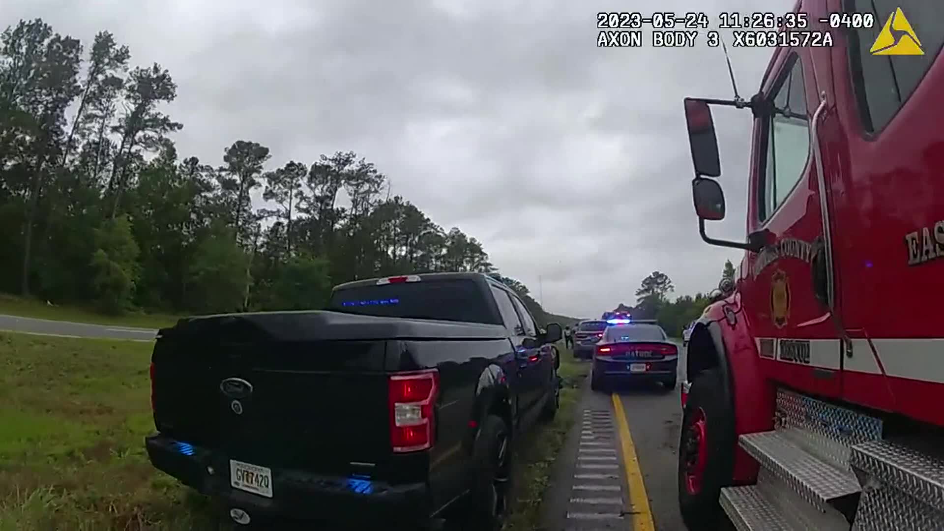 Video: Georgia car crash goes viral after vehicle flies off tow truck ramp