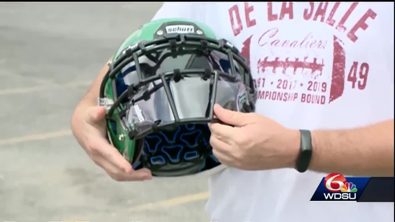 Splash shield store for football helmet