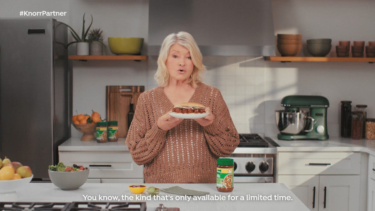 preview for Martha Stewart Partners With Knorr For The Unlimited Time Menu