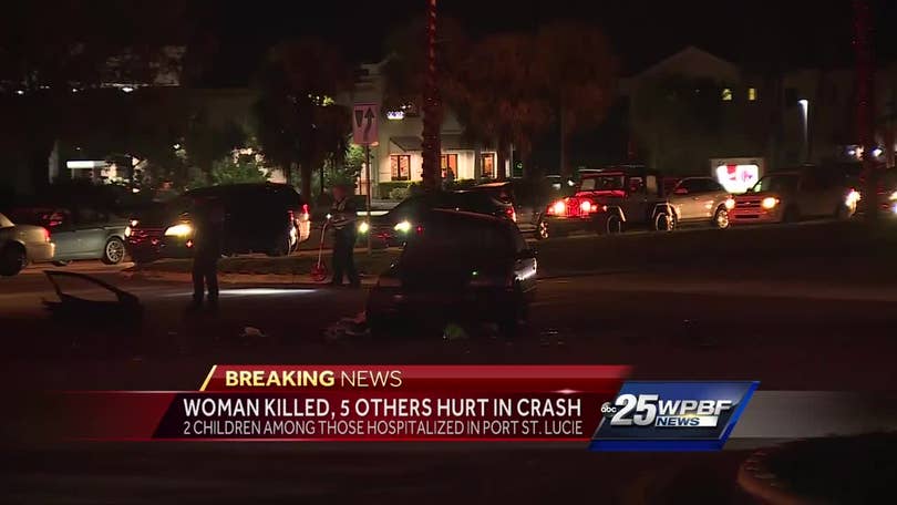 Woman Killed 5 Others Injured In Car Accident