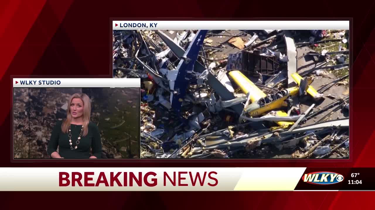 Laurel County airport demolished by tornado