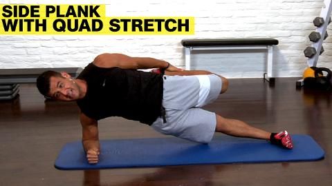 preview for Side Plank with Quad Stretch