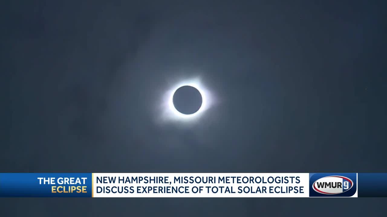New Hampshire, Missouri meteorologists discuss experience of total solar eclipse