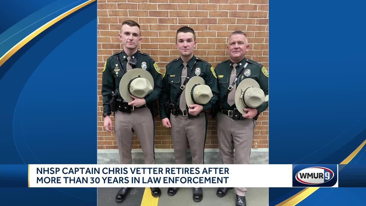 New Hampshire State Police captain retires; both his sons following in footsteps as troopers
