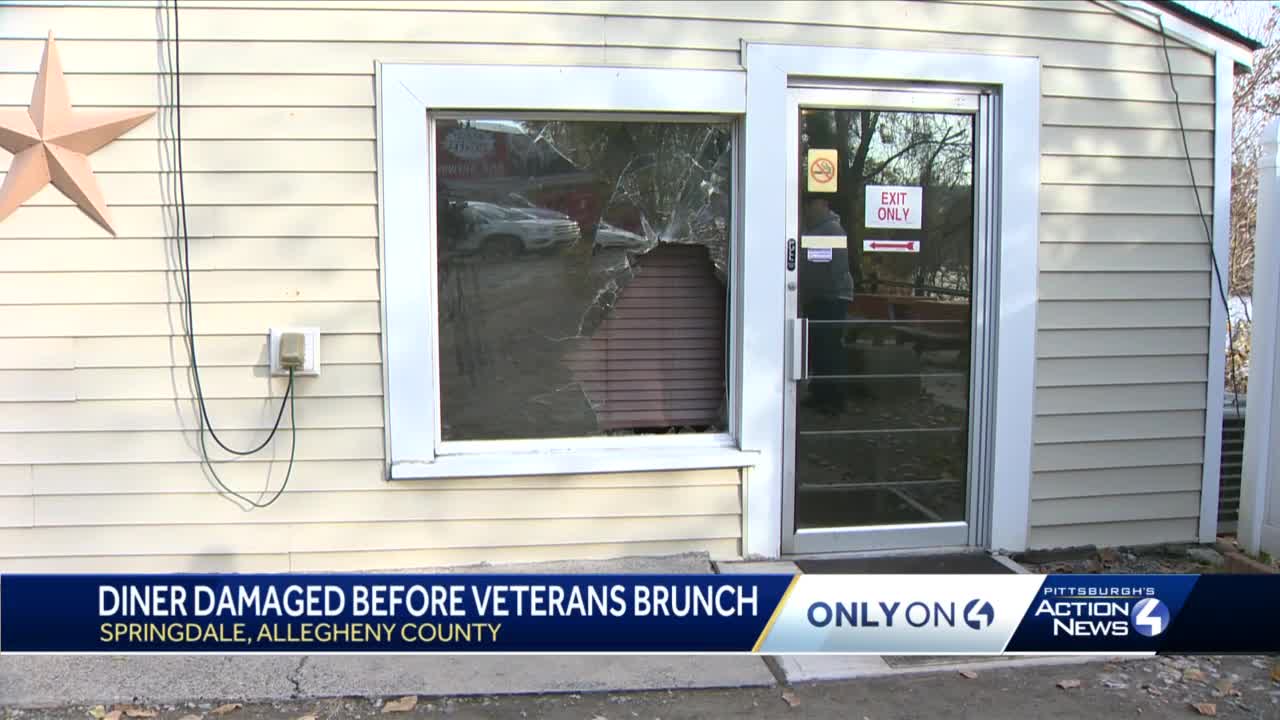 Diner Damaged Before Veterans Brunch In Springdale