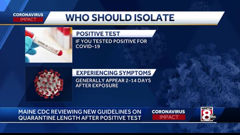 Maine Cdc Reviewing New Shortened Federal Coronavirus Quarantine Guidelines Maine Cdc Reviewing New Shortened Federal Coronavirus Quarantine Guidelines