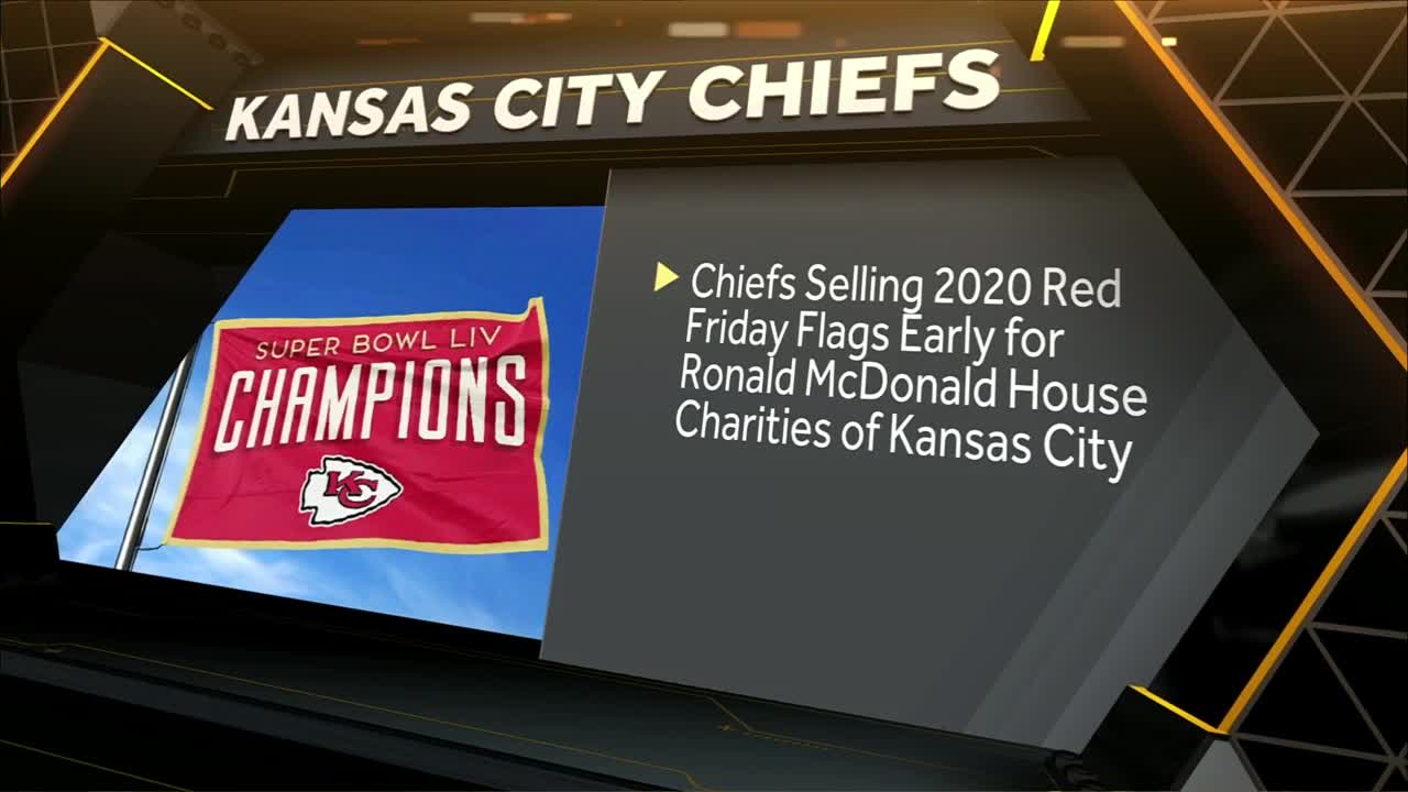 Chiefs selling flags to benefit Ronald McDonald House Charities