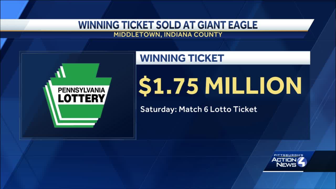 Pa. Lottery winning ticket at Giant Eagle in New Kensington