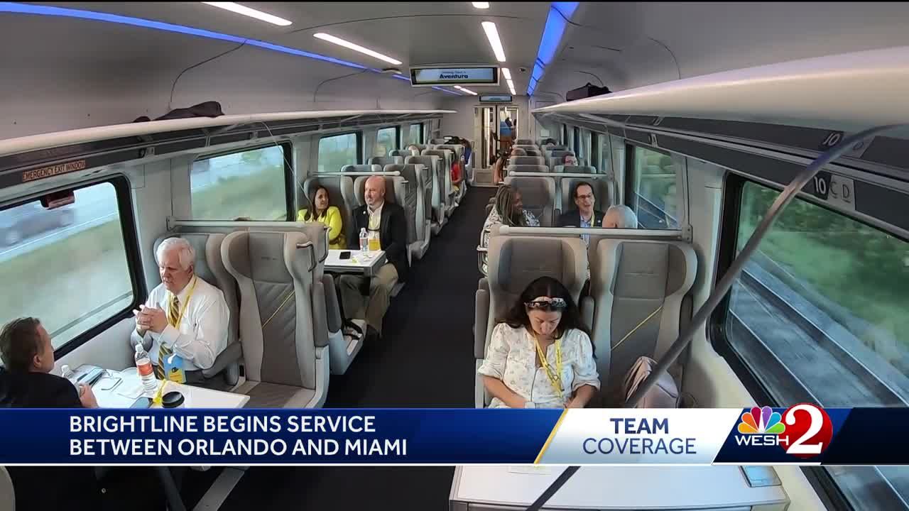 Brightline service from Miami to Orlando Train tickets schedule