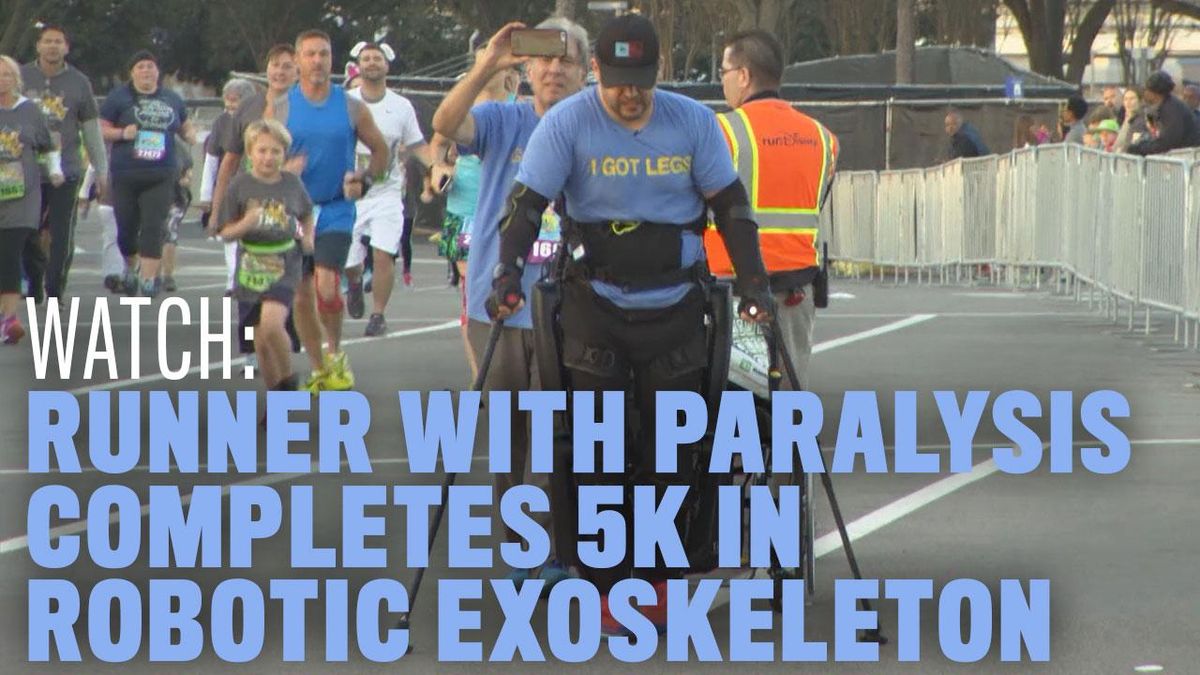 preview for Newswire: Runner with Paralysis Completes 5K in Robotic Exoskeleton