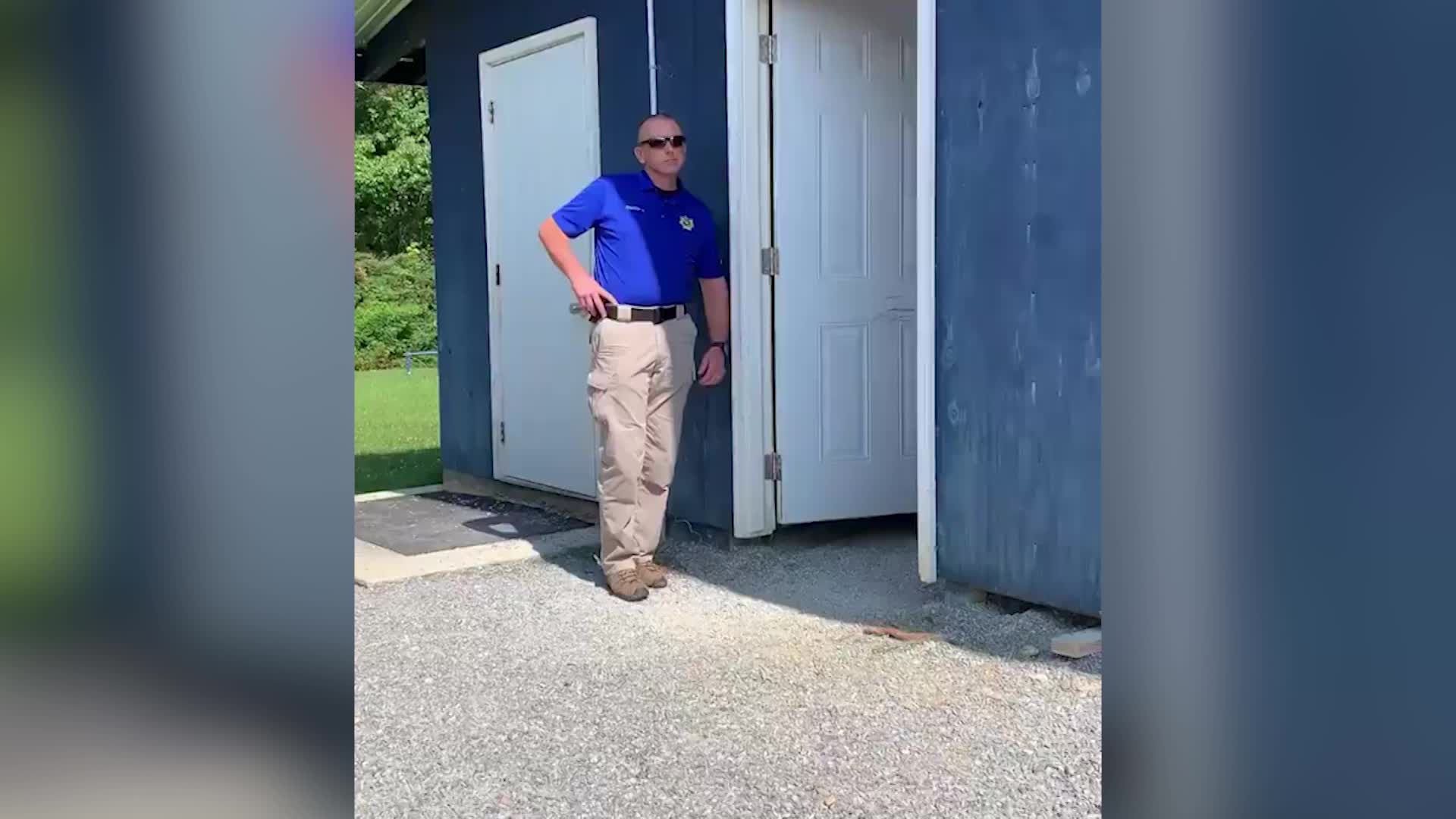 Hilarious video shows St. Tammany detective pranked with a rubber snake