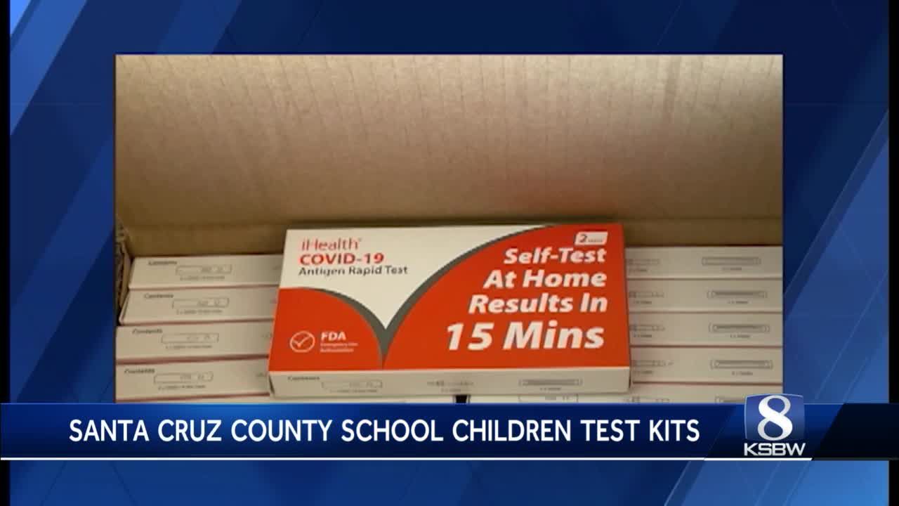 COVID 19 test kits for children have arrived in Santa Cruz County