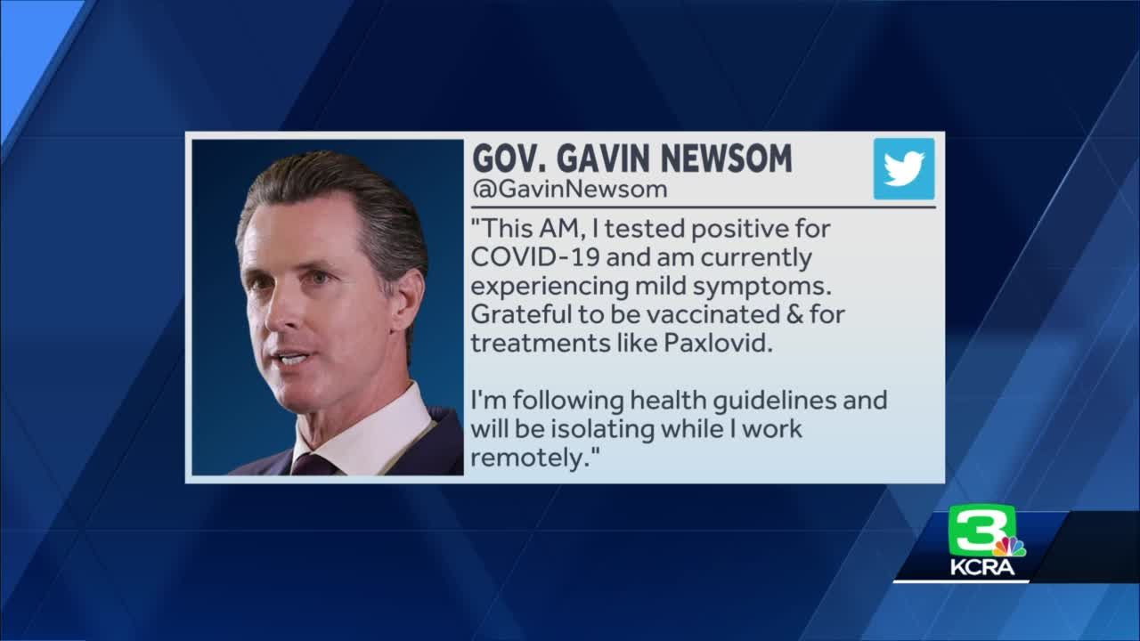 Gov. Gavin Newsom tests positive for COVID-19, will get Paxlovid prescription