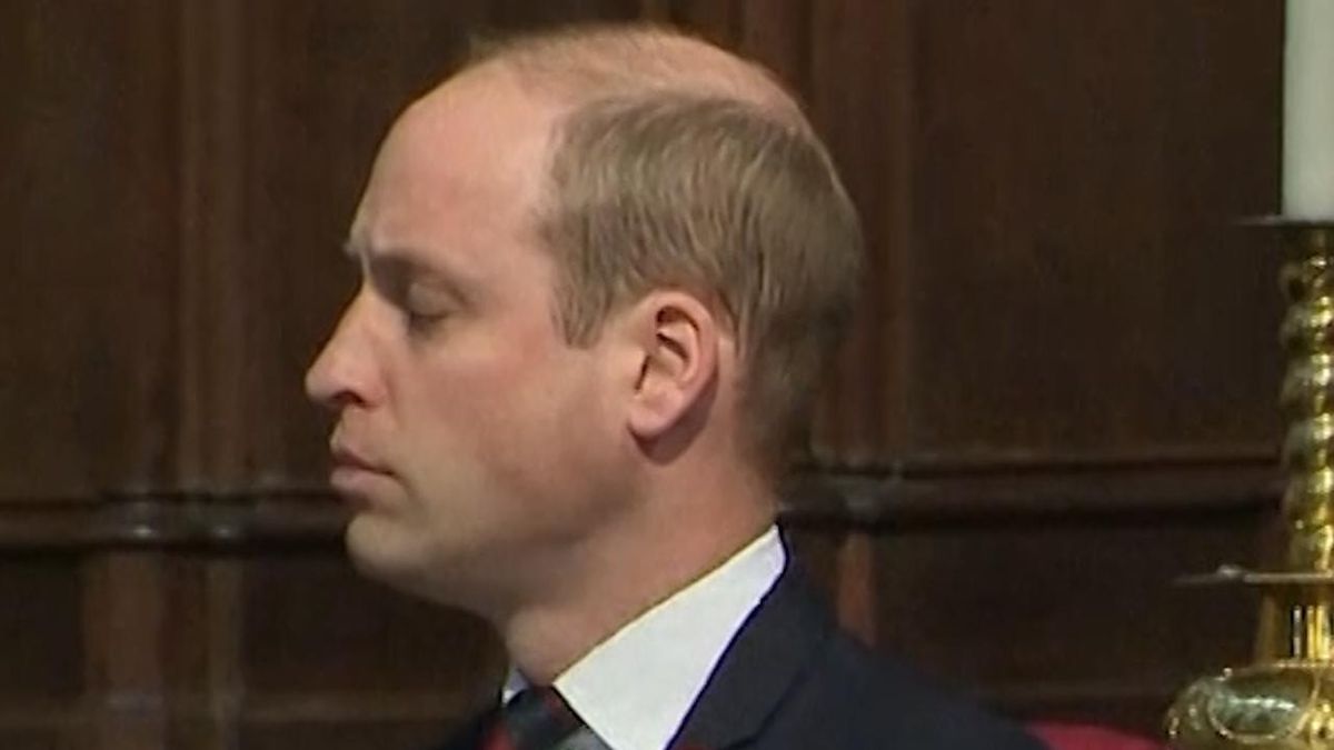 preview for New Dad Prince William Appears to Nod Off During Anzac Day Service