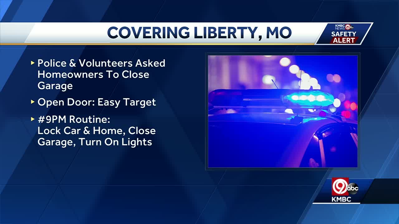 Leave Your Garage Door Open In Liberty You Might Get A Visit From