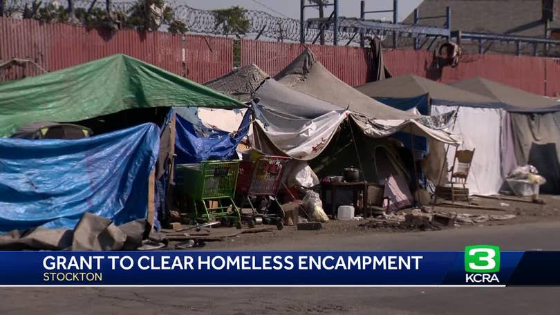 Stockton receives grant to house large homeless encampment