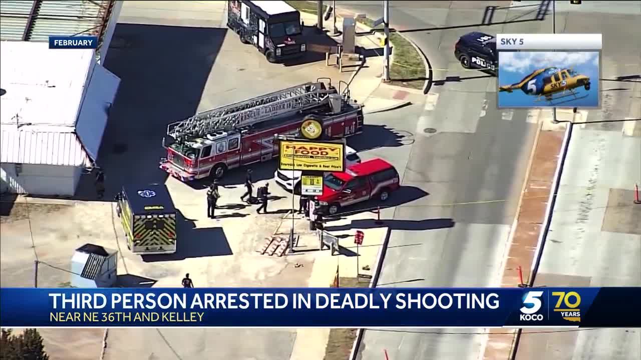 Third person arrested in connection with deadly shooting outside OKC convenience store