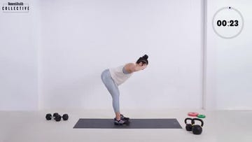 20-minute glutes and core kettlebell workout with Saima Husain