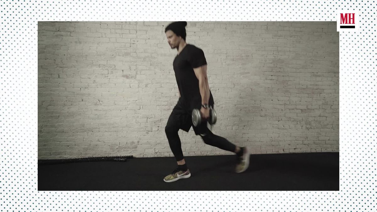 preview for How to Do the Deficit Reverse Lunge | Men’s Health Muscle