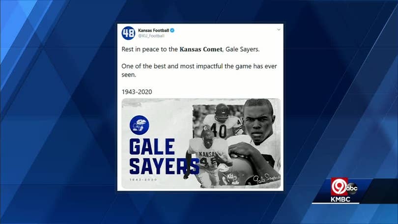 Football & KU legend Gale Sayers would've turned 80 today