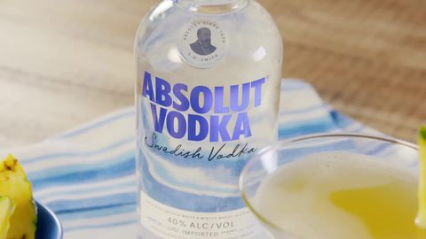 preview for Pineapple Martini | Delish + Absolut