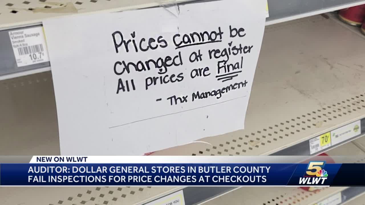 Auditor Dollar General stores fail inspection for changing price