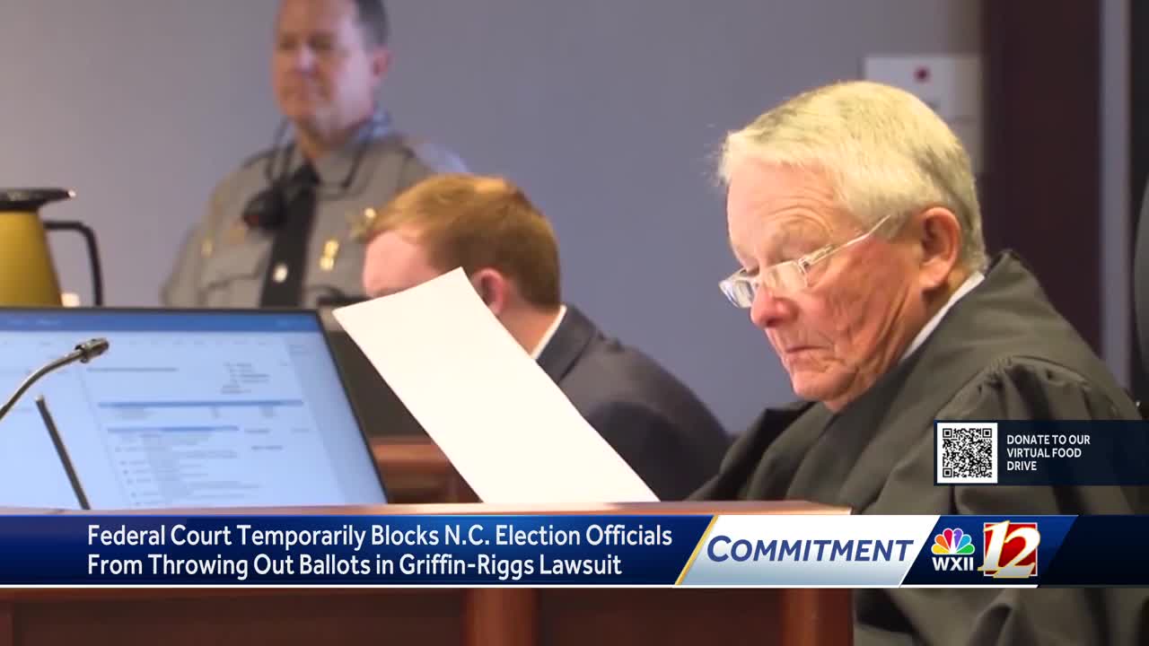 Judges temporarily blocks North Carolina officials from contacting voters in close state Supreme Court race
