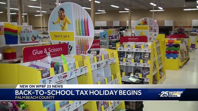 Florida's Sales Tax Holiday on Back-To-School supplies runs