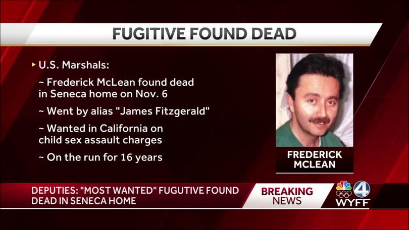 South Carolina: Most Wanted fugitive found dead in home