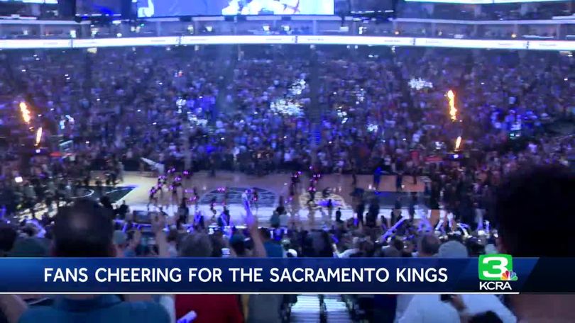 We're testing some things out.' Sacramento Kings lighting beam tonight over Golden  1 Center
