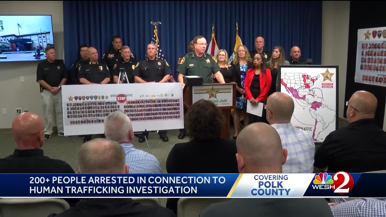 Polk County human trafficking sting nets 200 arrests in one week