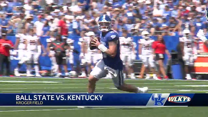 What channel is the Kentucky football game vs. Ball St. on?