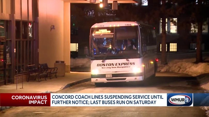 COVID-19 in New Hampshire: Concord Coach Lines to suspend all operations