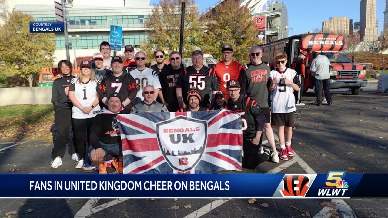 Bengals fans in United Kingdom are cheering on team in postseason run